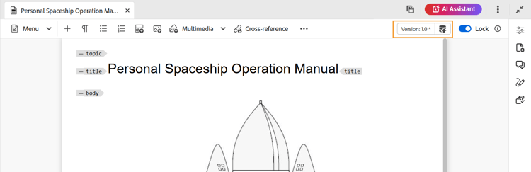Versionsuppdateringsindikator