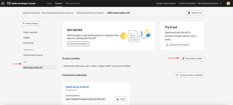 Redigera produktprofiler