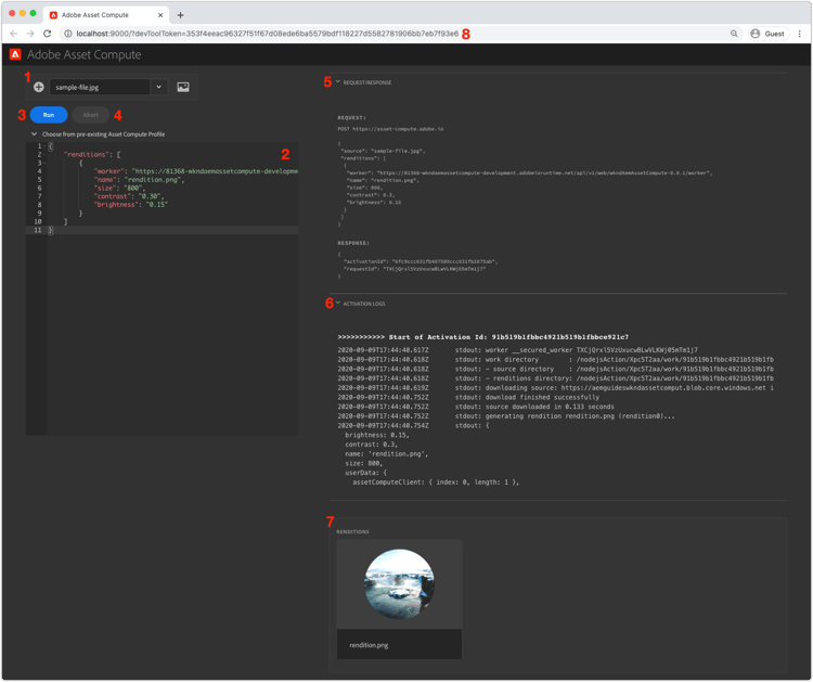 Asset Compute Development Tool