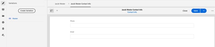 Innehållsfragment för kontaktinformation
