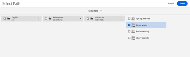 Fragmentreferenssökväg