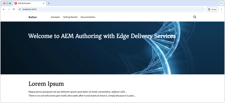 Utvecklingsförhandsgranskning av WKND-varumärkets CSS