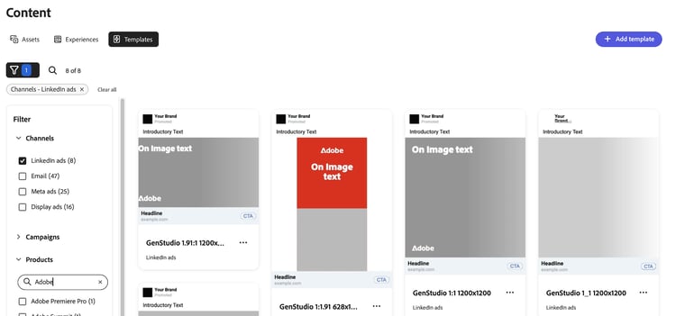 Listan Innehållsmall