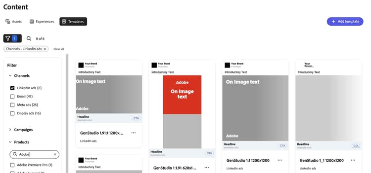 Listan Innehållsmall