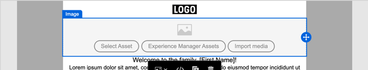 Välj en källa för att välja en bildfil för den tomma bildkomponenten