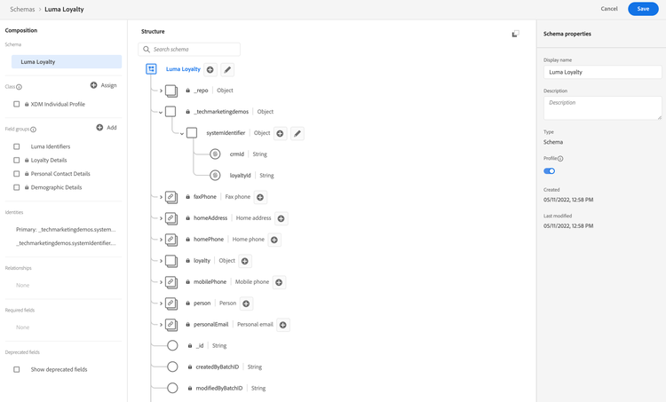 Luma Loyalty-schema