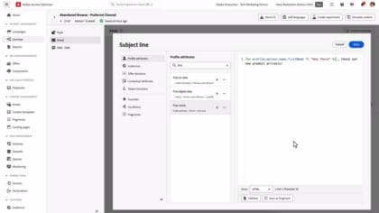 Personalization editor - översikt