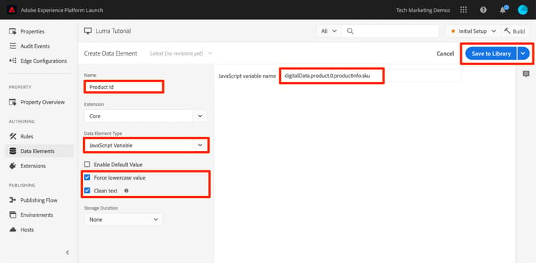 Lägg till ett nytt dataelement för sidtypen