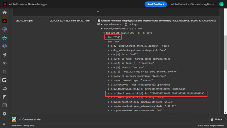 Vidarebefordrar matchande data