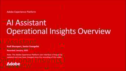 Få operativa insikter med AI Assistant