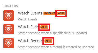 Acid-moduler