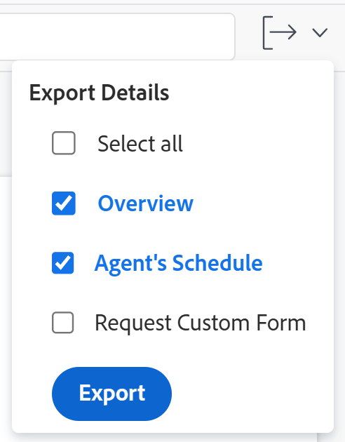 Exportera probleminformation