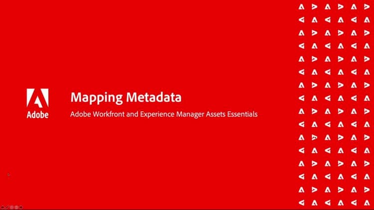 Mappa metadata mellan Adobe Workfront och AEM Assets Essentials