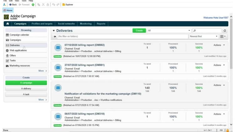 Skapa och utforma e-postleveranser