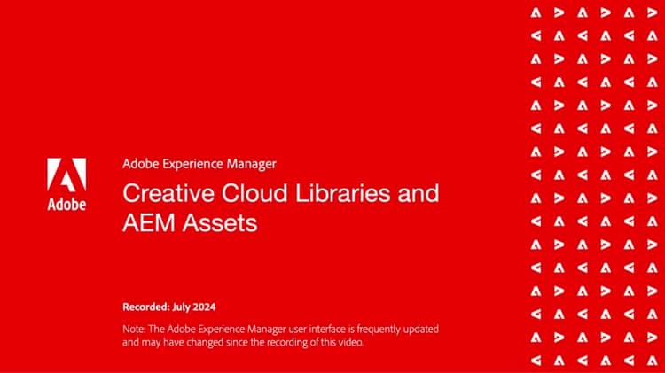 Creative Cloud och AEM Assets