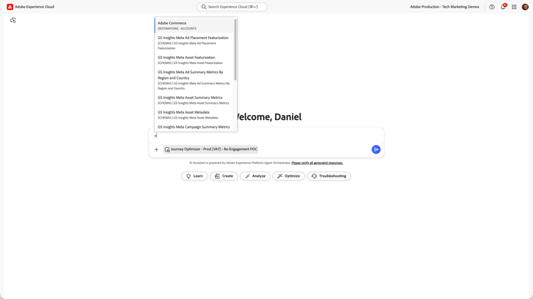 Skärmbild av dynamiska värden