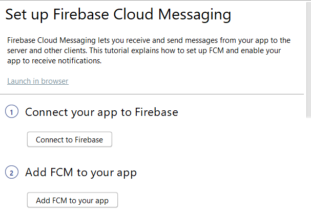 设置firebase