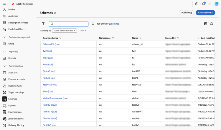 架构发布对话框，显示要应用的更改