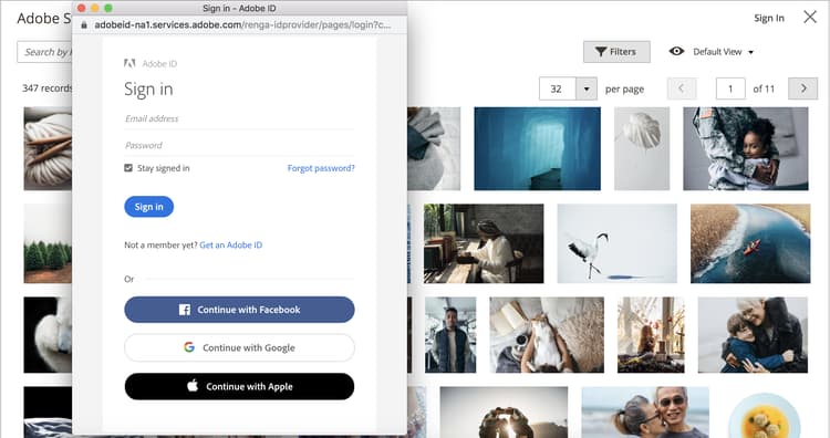 Adobe登录