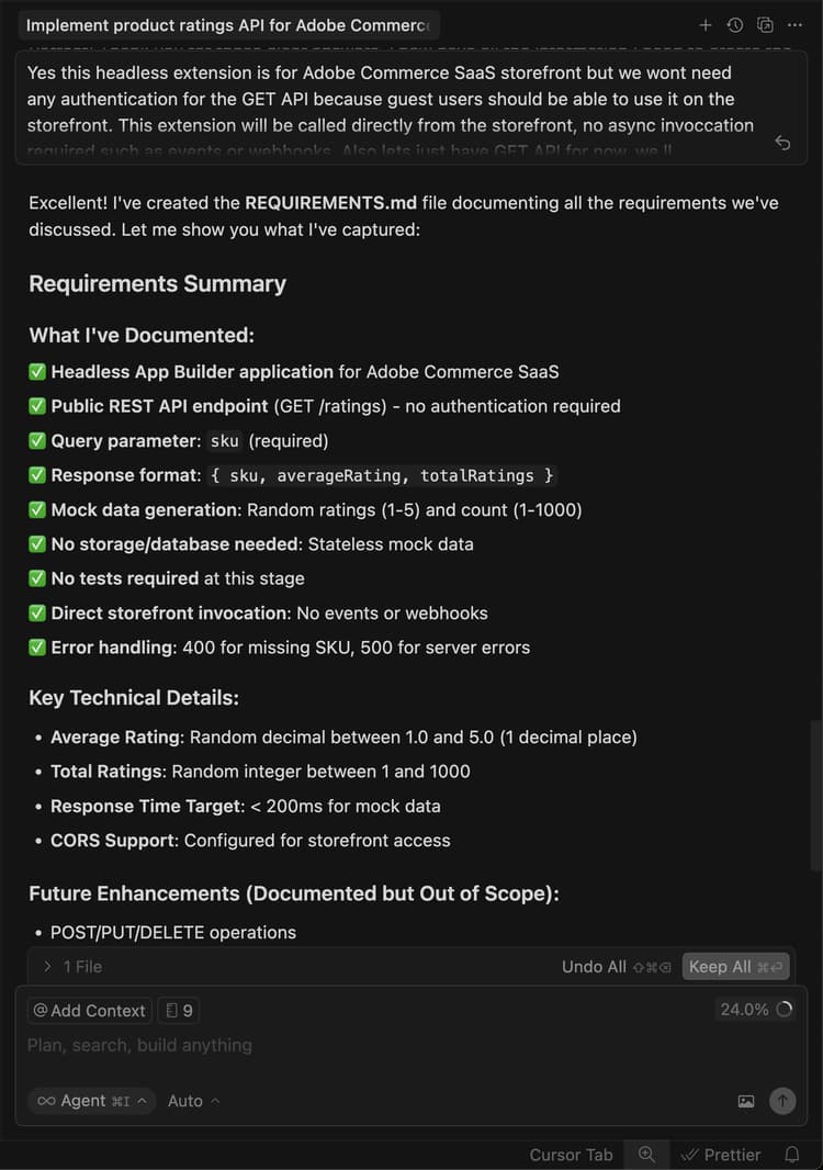 Requirements.md文件及实现详细信息