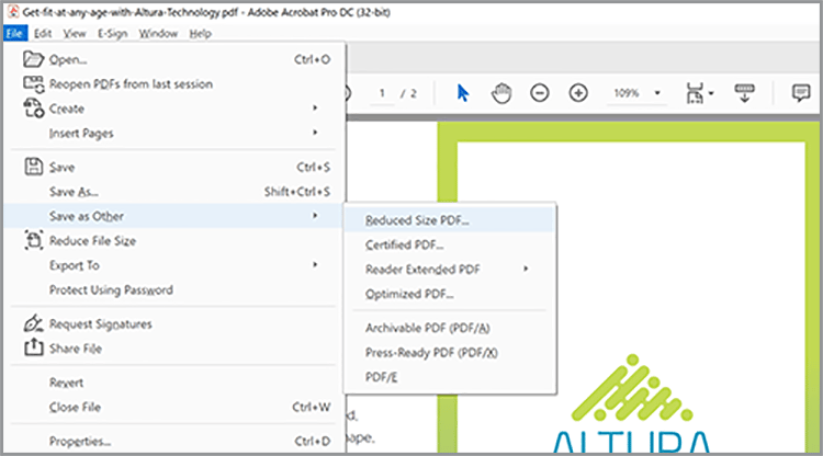 文档属性的屏幕截图