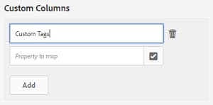 为报告的自定义列指定名称