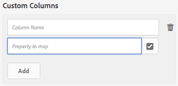 选择或取消选择的报表列