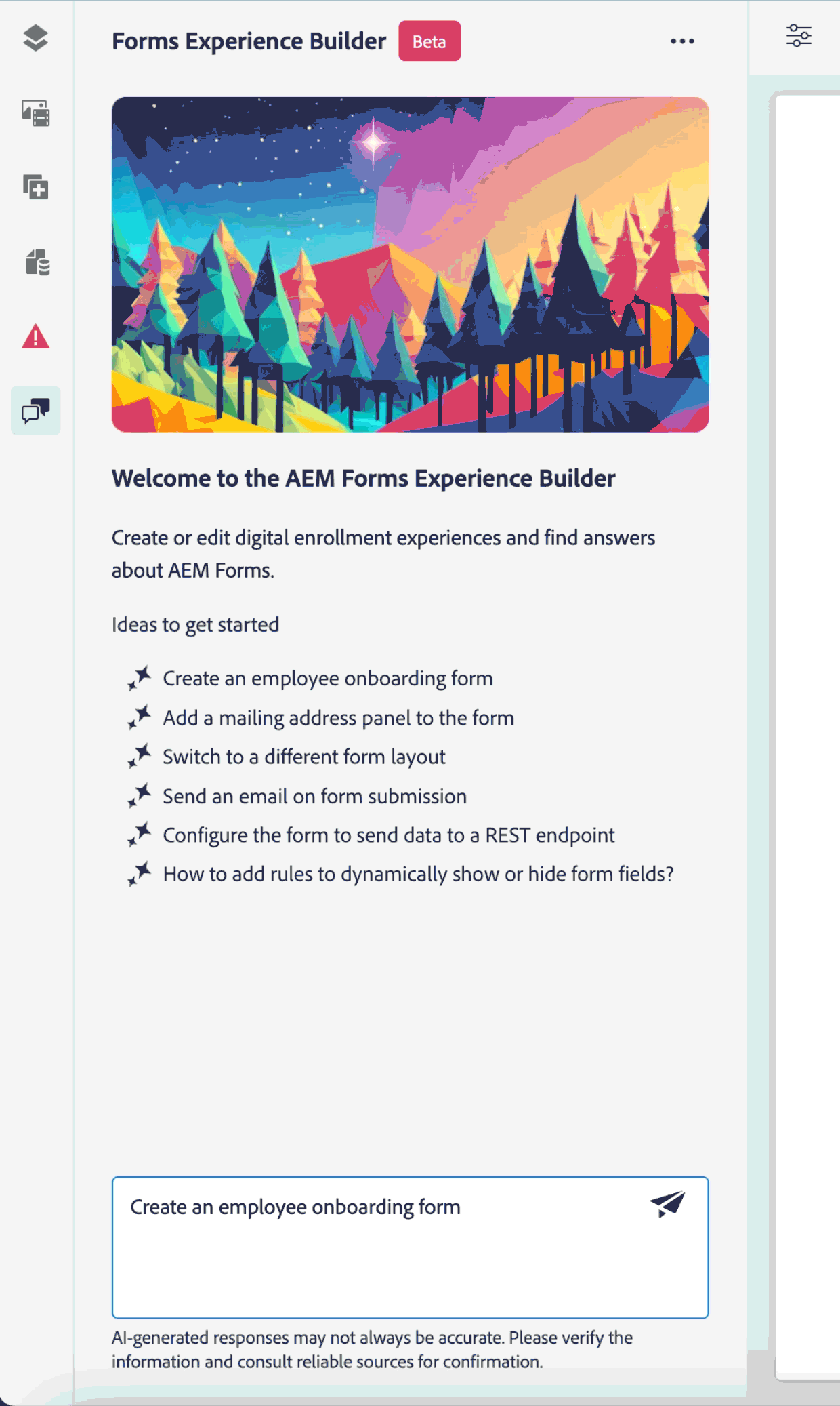 自适应Forms编辑器 — Forms Experience Builder