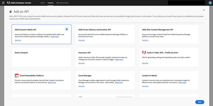 Dynamic Media API