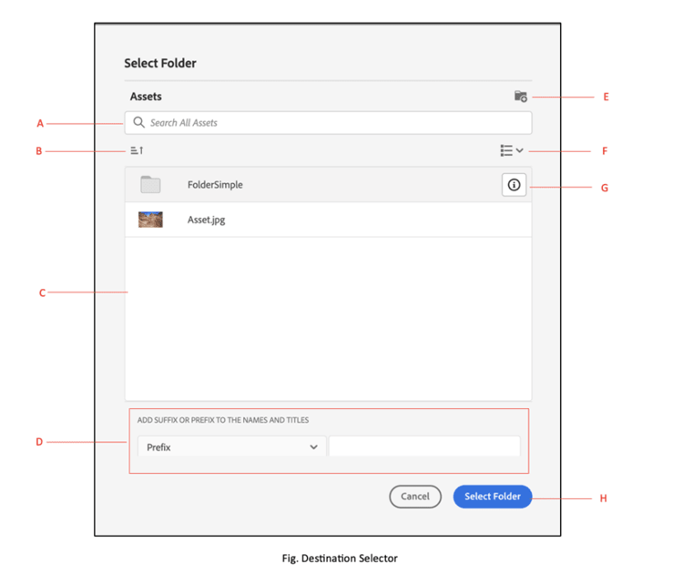 using-destination-selector