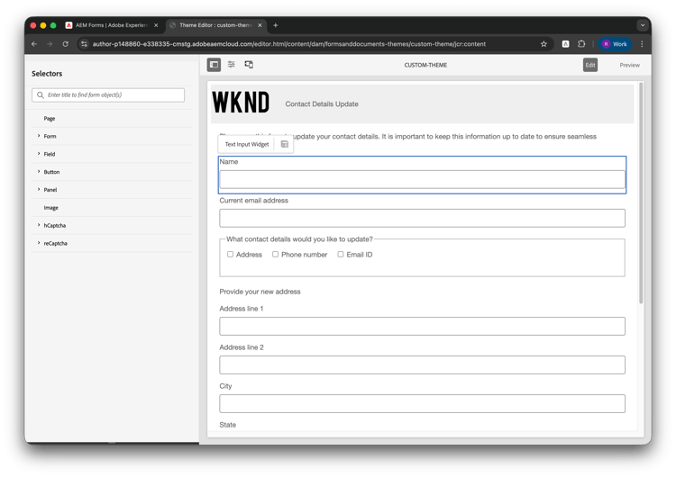 从画布编辑主题