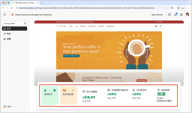 Site Optimizer 网站摘要