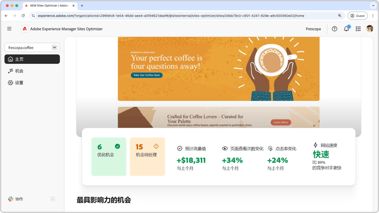 Sites Optimizer