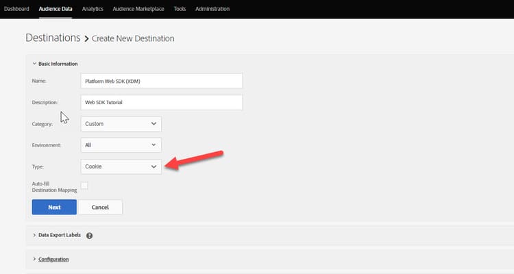 Adobe Experience Platform Audience Manager添加特征