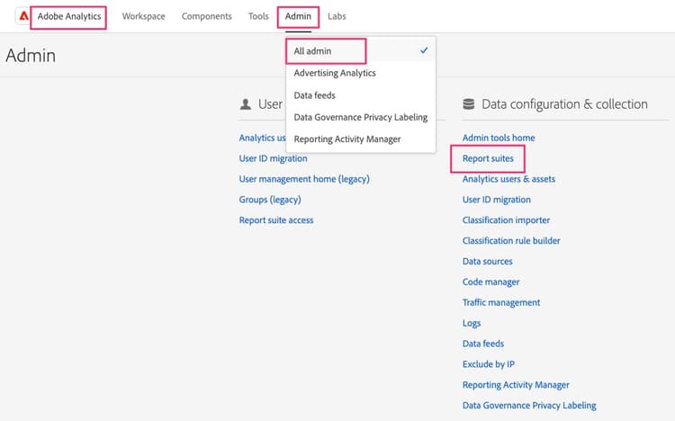 Admin Console