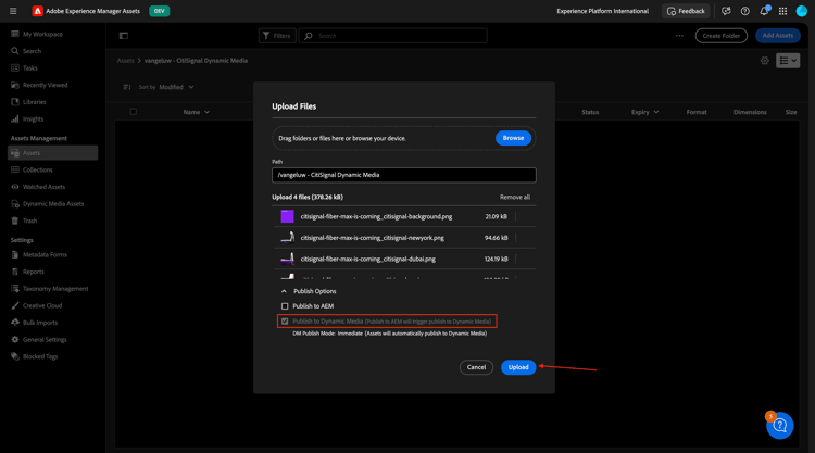 AEM Assets Dynamic Media