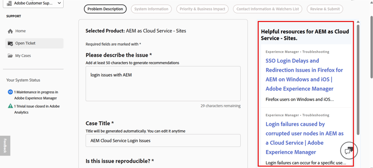 Experience League问题详细信息