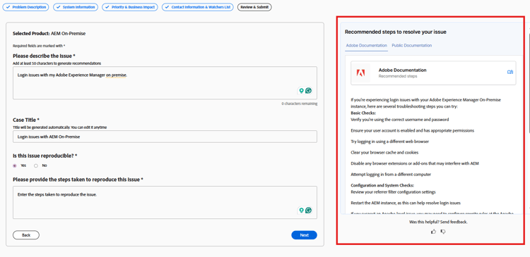 Experience League问题详细信息
