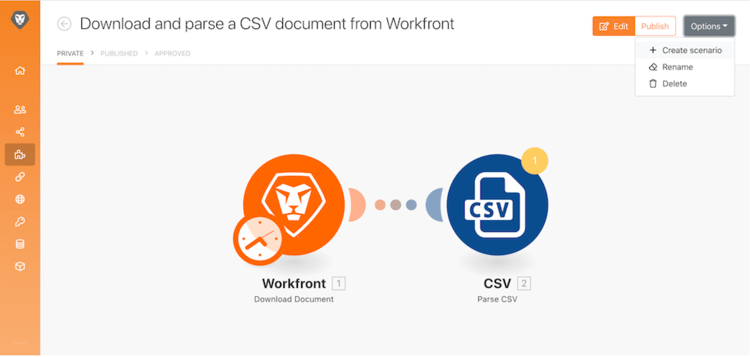 错误处理场景的图像