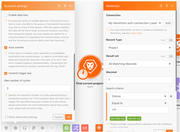 运行和循环设置的图像