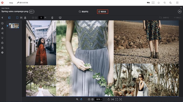 第一个“作出决策”按钮的图像。