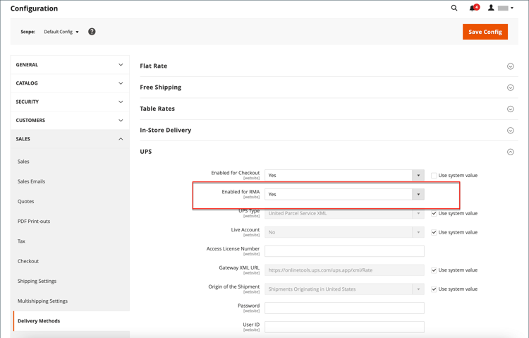 啟用電信業者的RMA服務