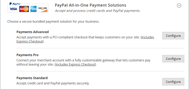 PayPal多合一付款解決方案