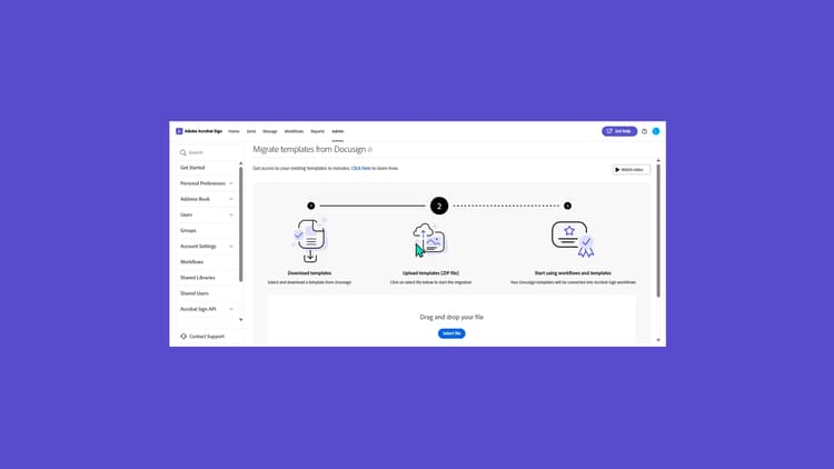 移轉 Docusign 範本