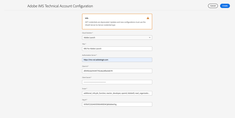 建立 OAuth 設定