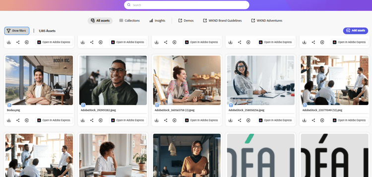 Content Hub 使用者介面