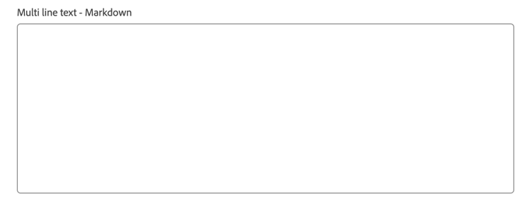 Markdown多行文字欄位