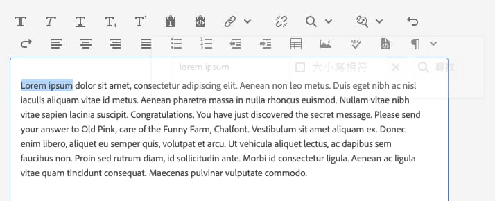 已找到的尋找範例