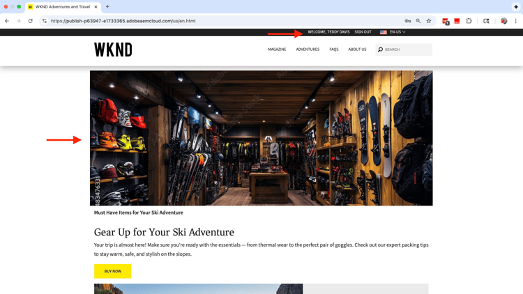 個人化主圖內容