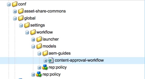 新式工作流程定義位置
